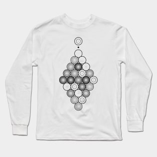 Visualisation of Pi to 25 decimal places Long Sleeve T-Shirt